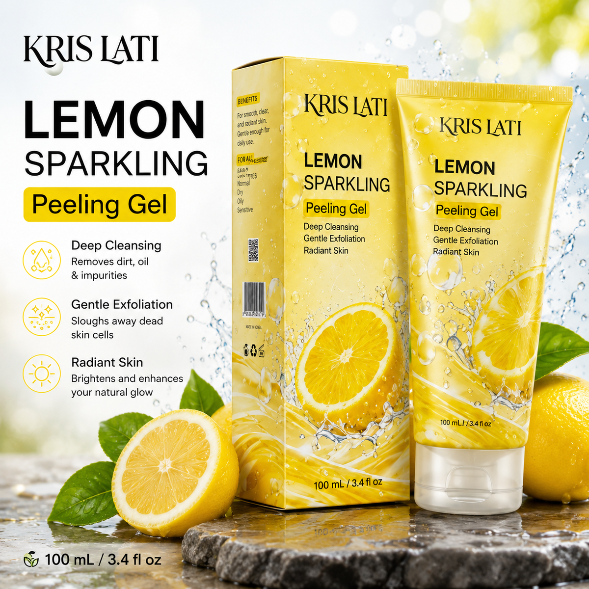 Lemon Sparkling Peeling Gel