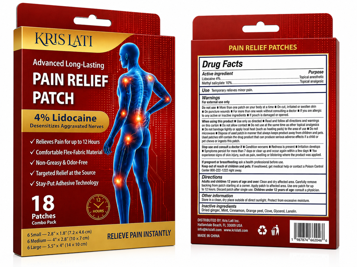 4% Lidocaine Pain Relief Patch