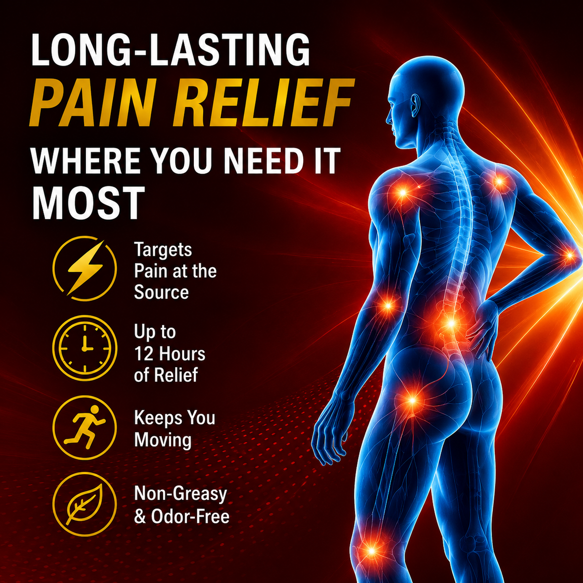 4% Lidocaine Pain Relief Patch