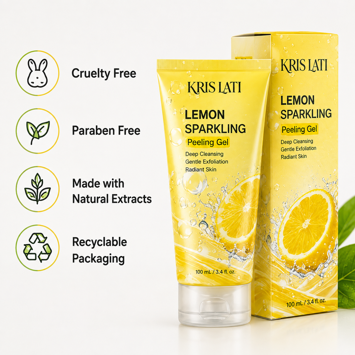 Lemon Sparkling Peeling Gel