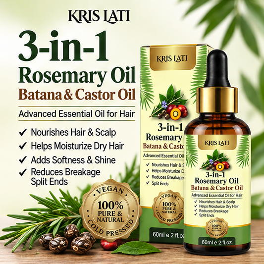 3-in-1 Rosemary, Batana & Castor Oil – 60 mL / 2 fl oz