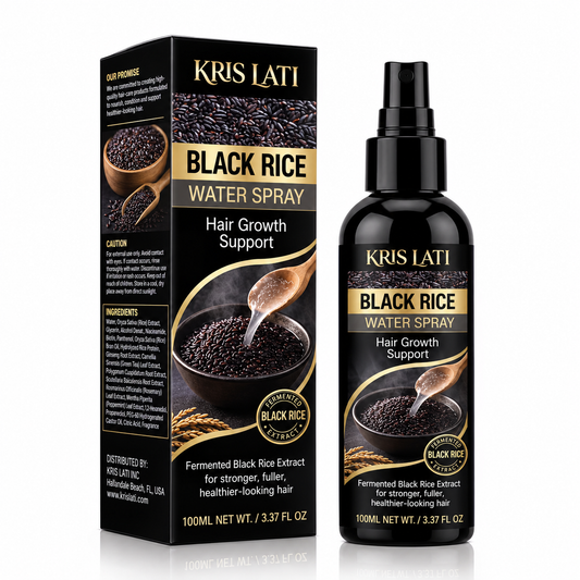 Black Rice Water Spray for Hair Growth Support – 100 ml