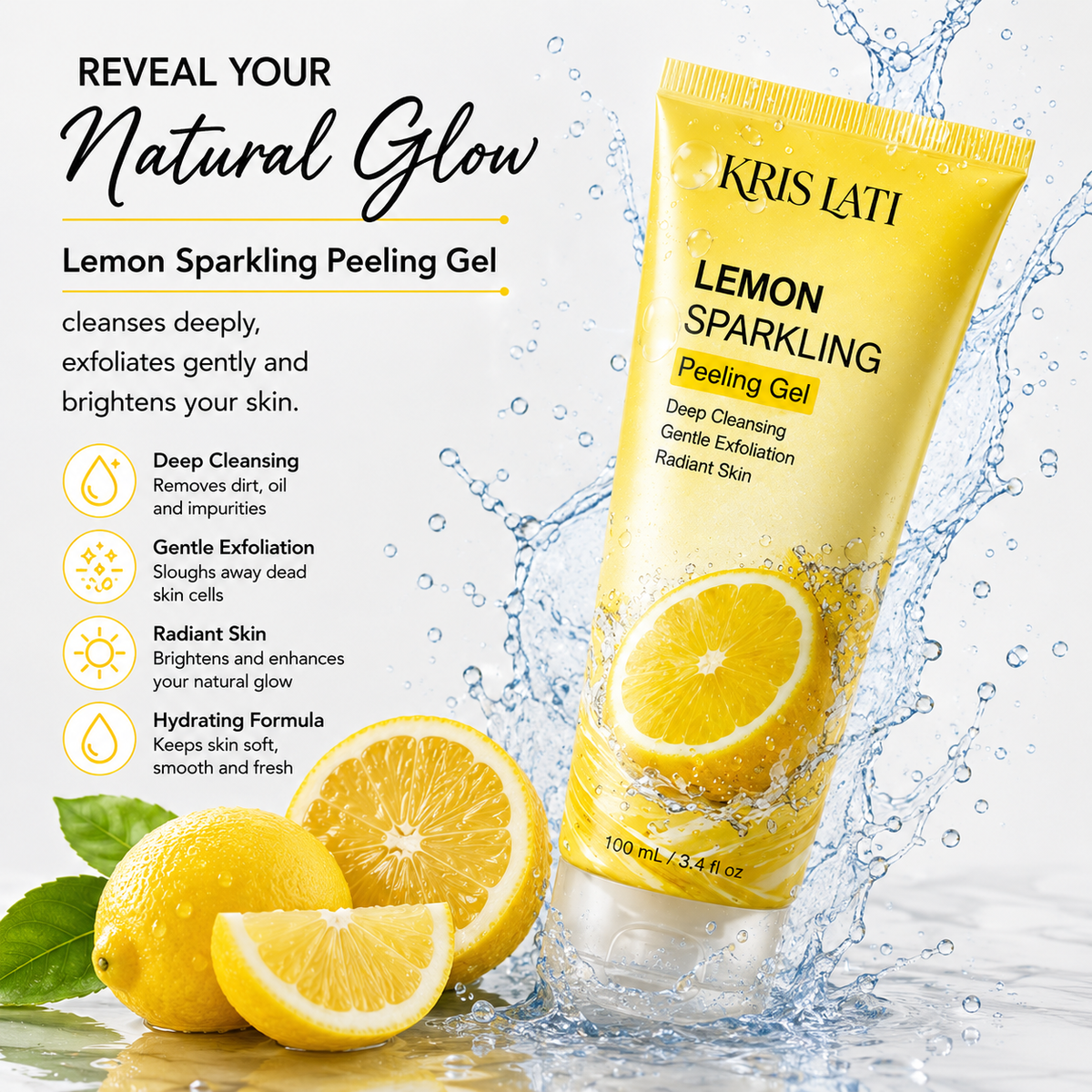 Lemon Sparkling Peeling Gel