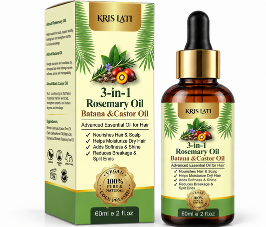 3-in-1 Rosemary, Batana & Castor Oil – 60 mL / 2 fl oz