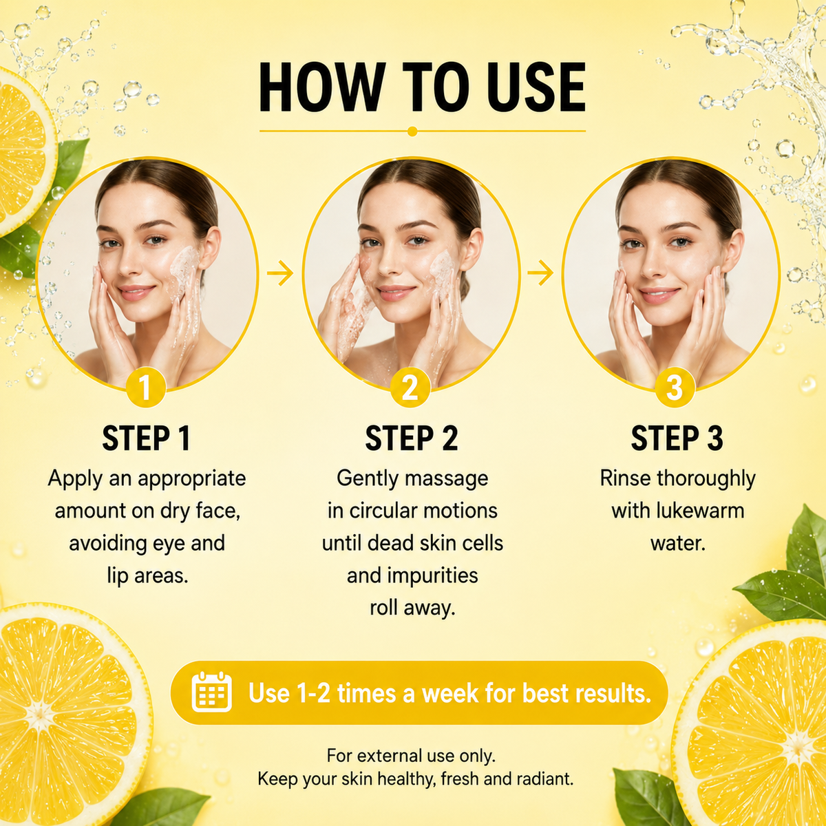 Lemon Sparkling Peeling Gel