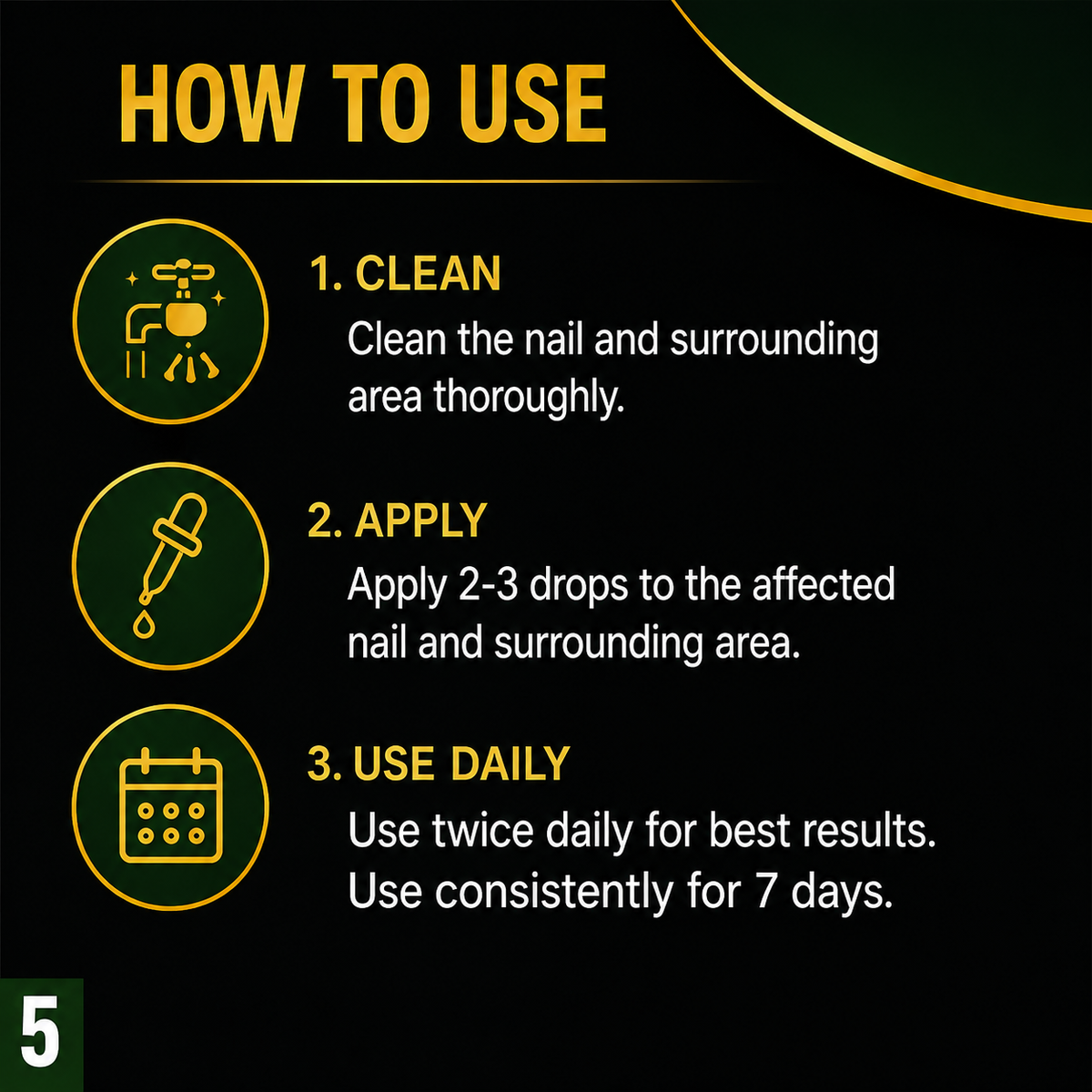7 Days Nail Fungus Solution with Ginger Extract – 2.02 Fl Oz