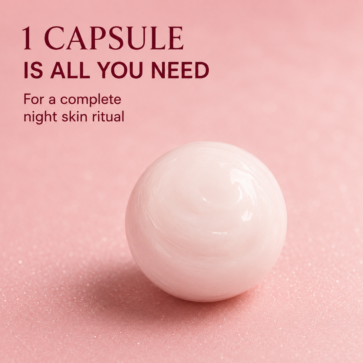 Pink Collagen Capsule Cream – Night Care