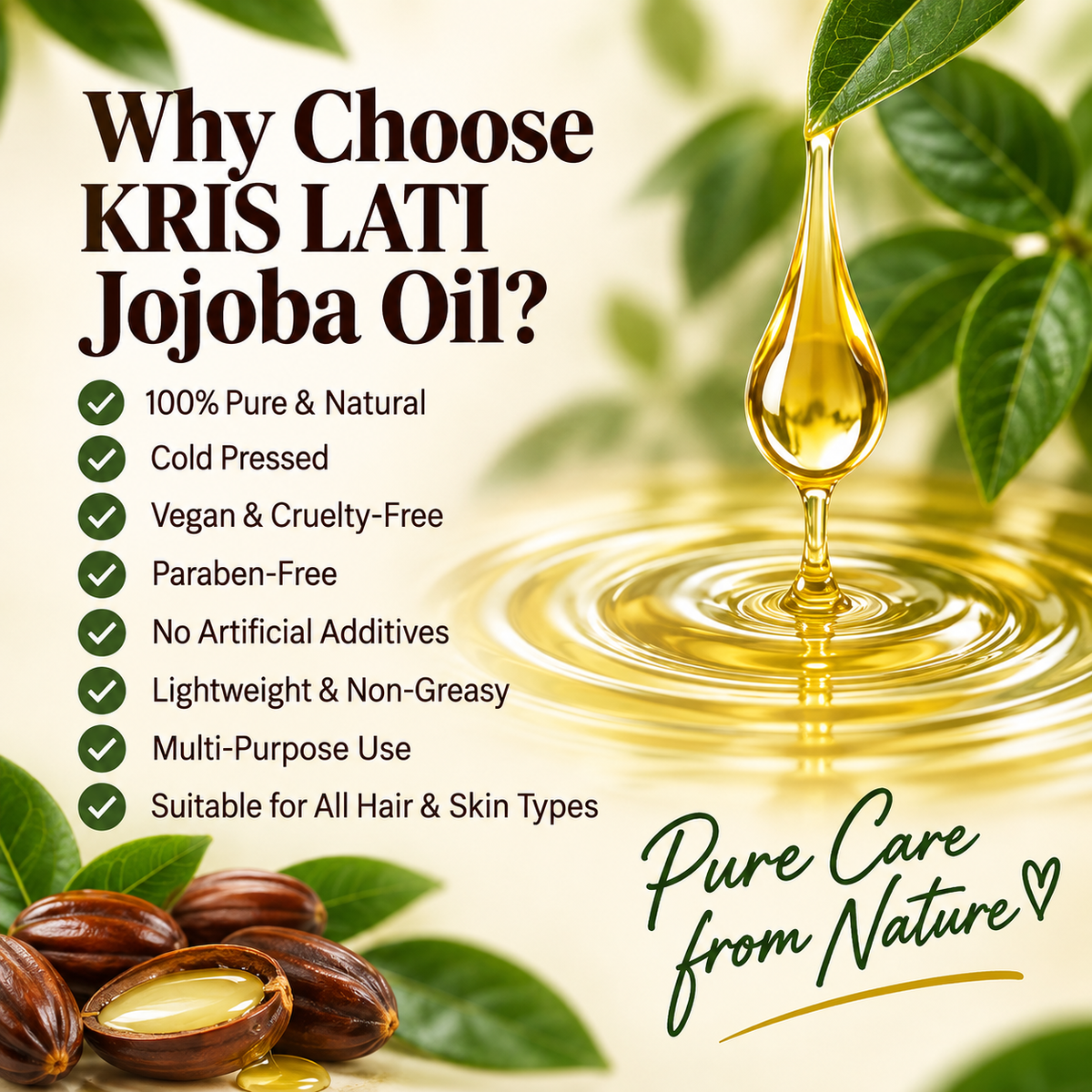 KL Jojoba Oil  – 60 mL / 2 fl oz