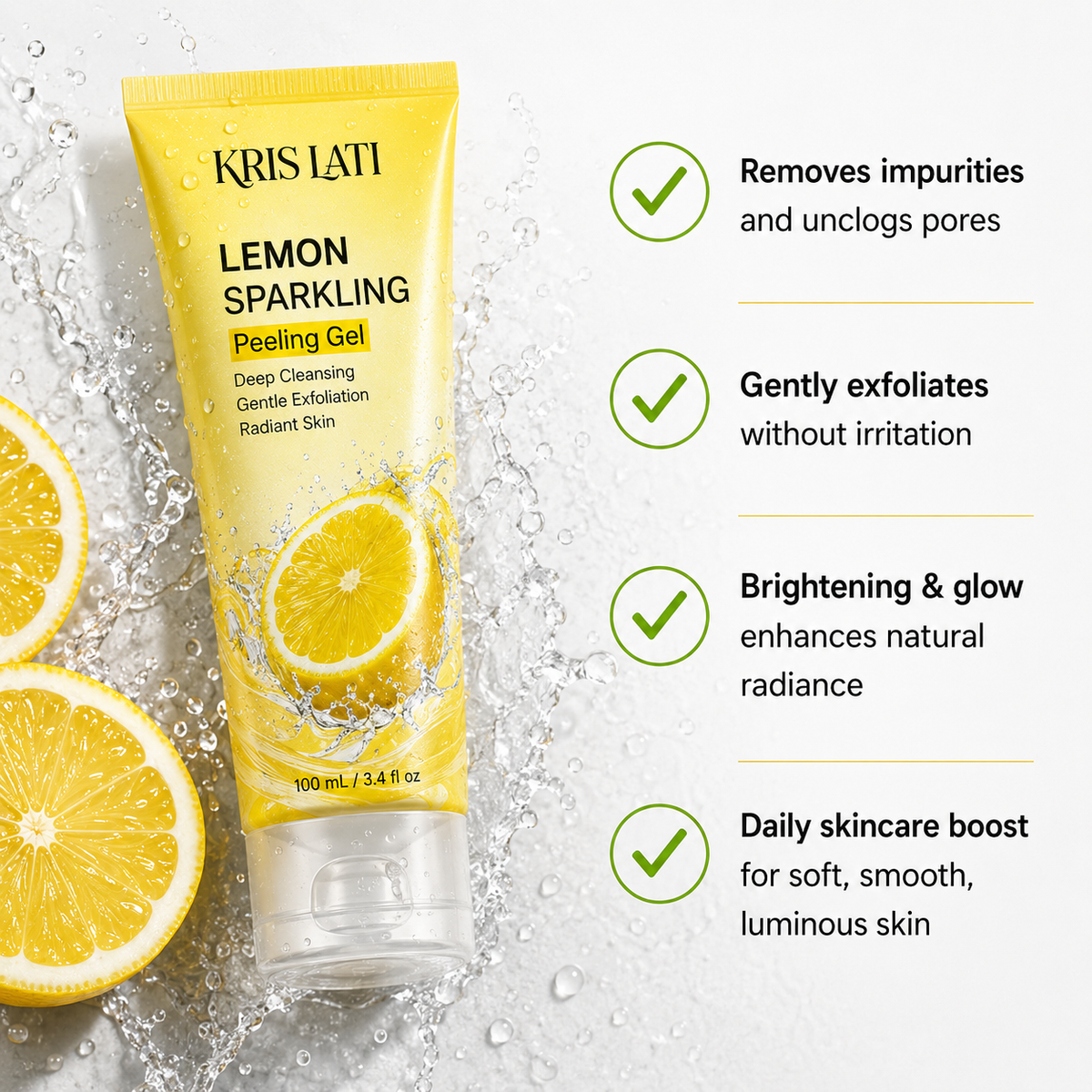 Lemon Sparkling Peeling Gel
