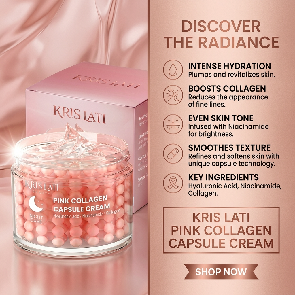 Pink Collagen Capsule Cream – Night Care