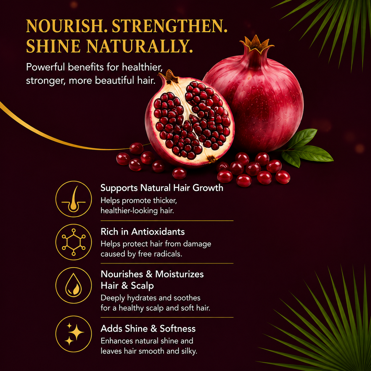Pomegranate Hair Oil