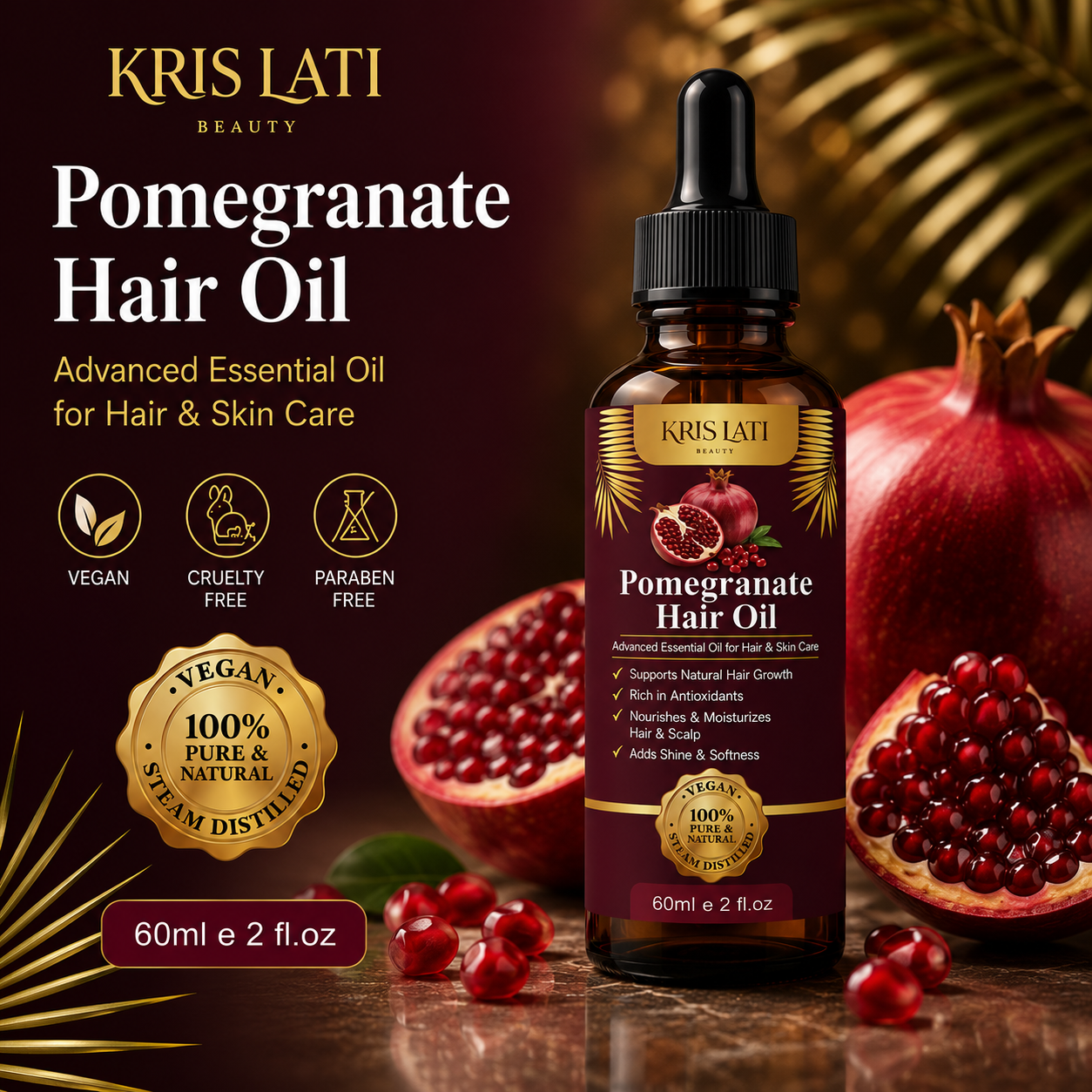 Pomegranate Hair Oil