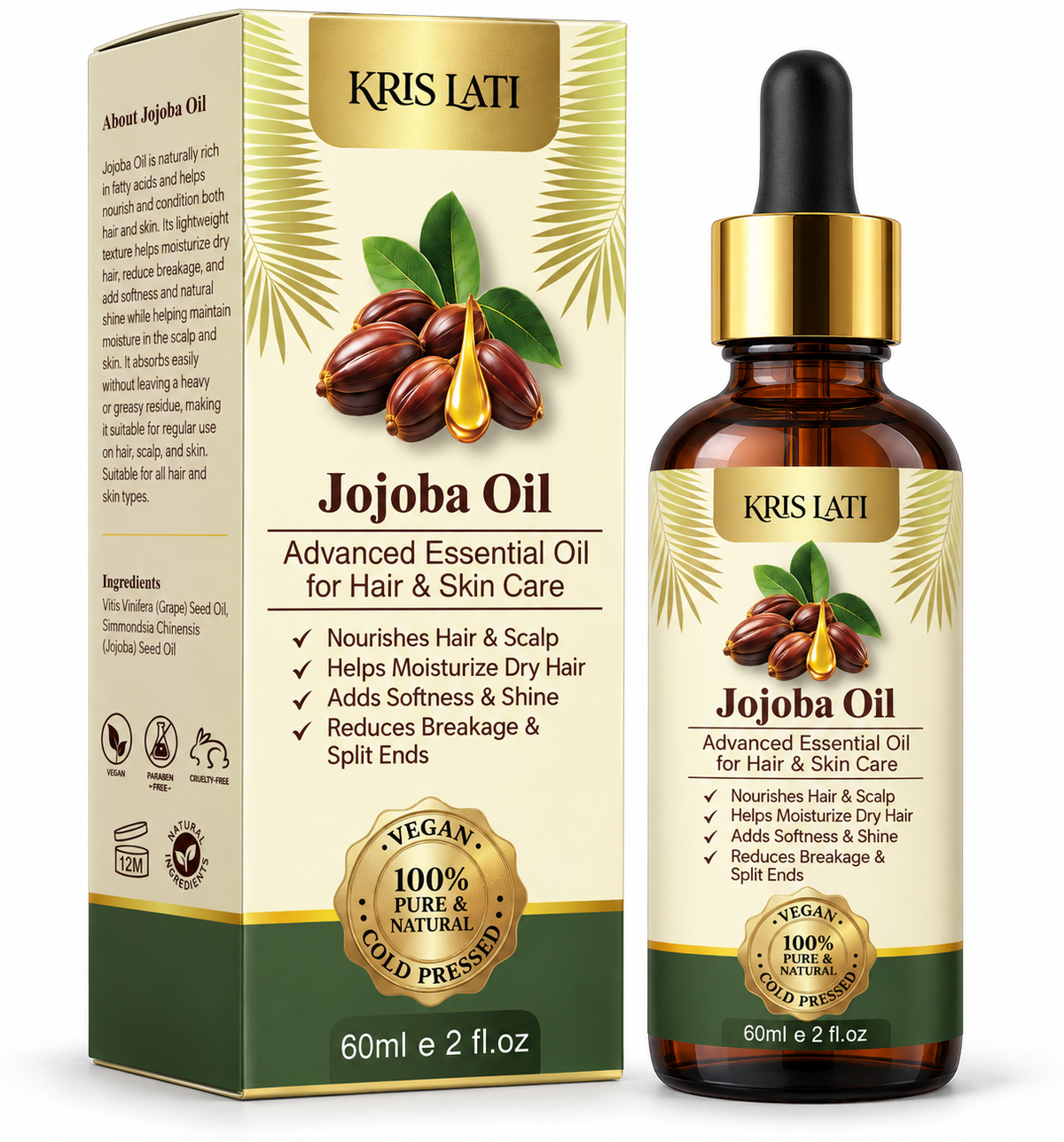 KL Jojoba Oil  – 60 mL / 2 fl oz