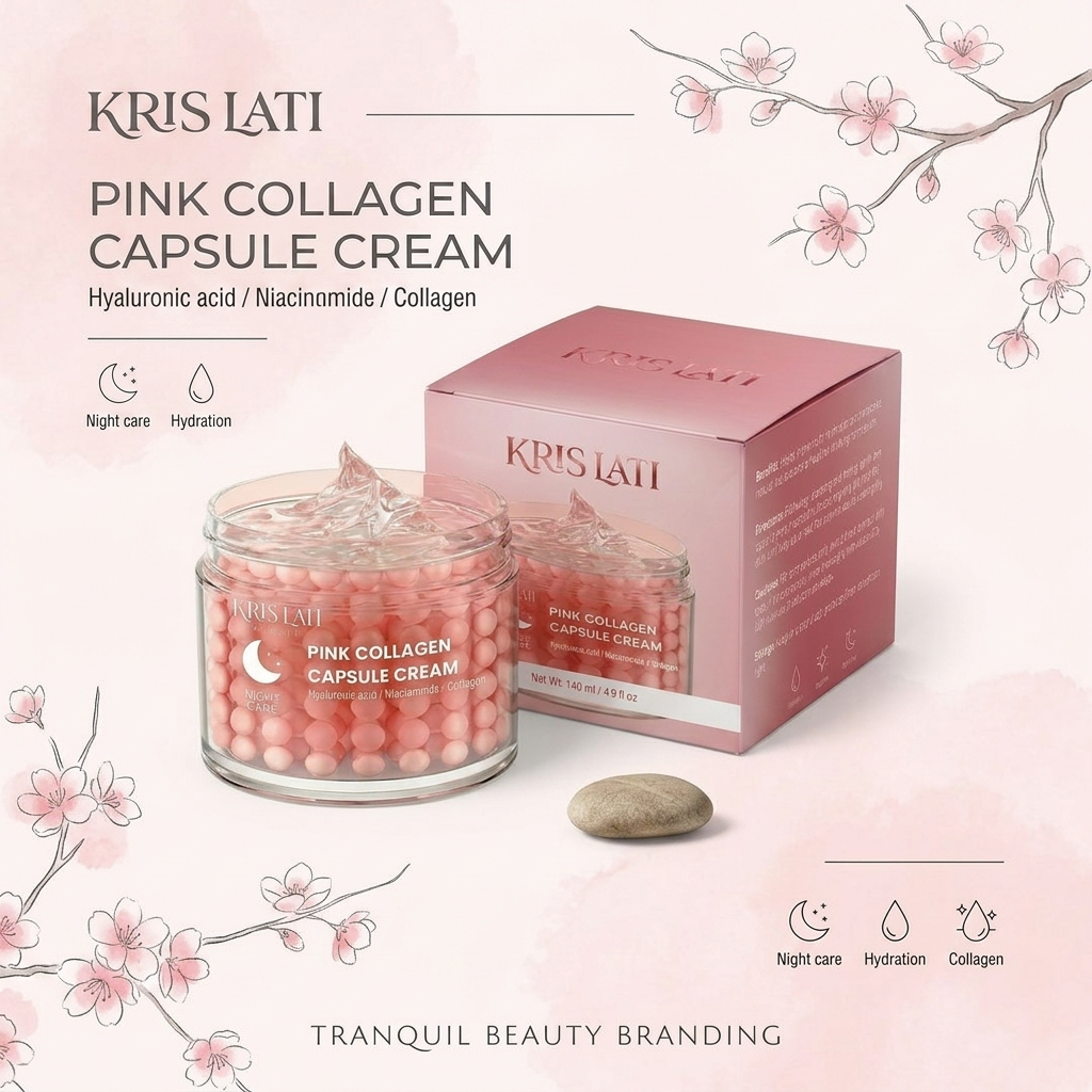 Pink Collagen Capsule Cream – Night Care