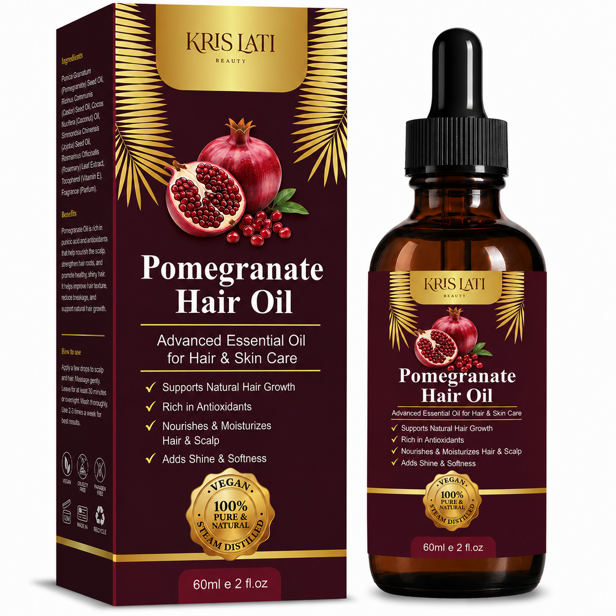 Pomegranate Hair Oil