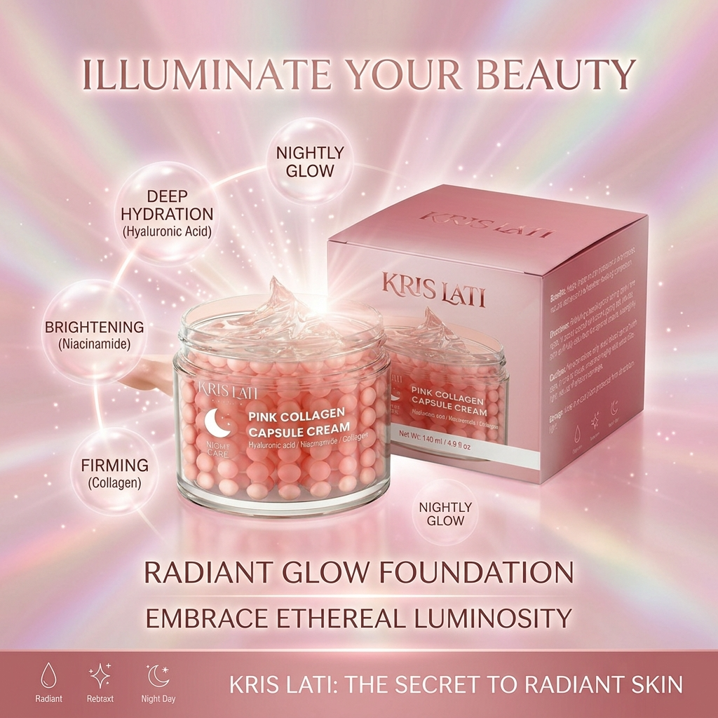 Pink Collagen Capsule Cream – Night Care